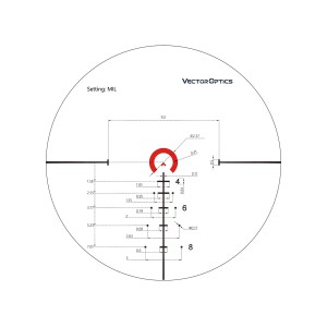 Прицел Vector Optics Continental 34mm 1-6x28 FFP, сетка VCT-BNW (MIL) арт.: SCFF-31
